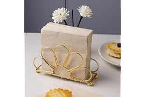 1pcs Cast Iron Sunflower Paper Napkin Holder, Elegant Napkin Dispenser for Restaurant, Cafe Table Decor