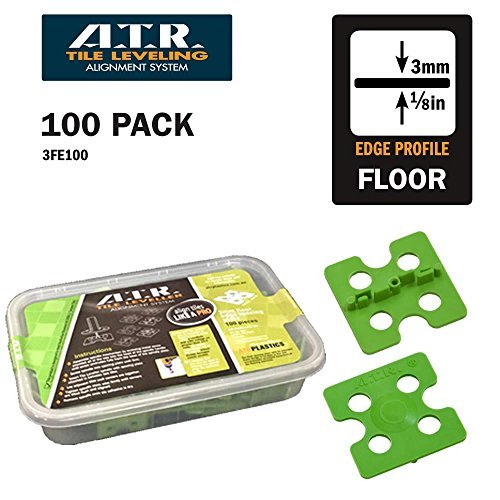 ATR Tile Leveling Alignment System 100 3mm Edge Spacing Plate