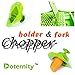 Pro Vegetable Chopper by DOTERNITY - Vegetable Grater Potato Slicer - Cutter for Cucumber, Onion with 6 Stainless Steel Blades - Tomato Mandolin Slicer - Food Container with Storage Lid
