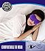OTIOTI Sleep Mask, 3D Sleeping Masks Blindfold Eye Covers for Night Eyeshades Blinder for Travel, 2 Piece