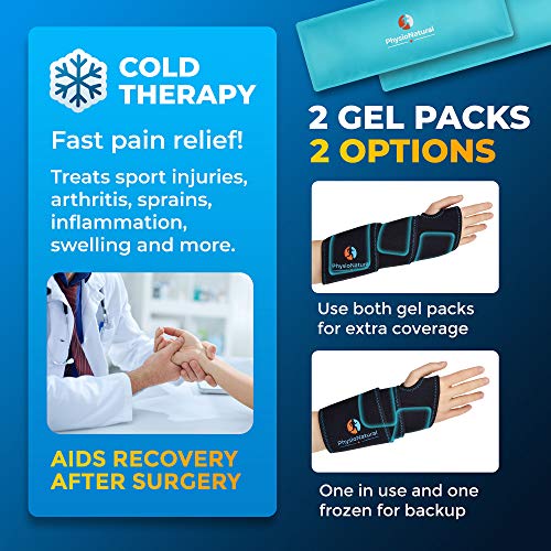 Wrist Ice Pack Wrap Cold Therapy for Instant Pain Relief and