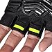 FIRELION Mens Cycling Gloves，Half Finger Bike Glove，MTB DH Road Bicycle Gloves，Padded Shock-Absorbing Anti-Slip Breathable Short Sports Gloves Unisex