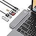 [Compatible Case] USB C Adapter,Type C Hub with 4 K HDMI,Thunderbolt 3 (40Gbps),Power delivery 100 W,SD/Micro SD Card Reader,2 x USB 3.0 Ports Compatible MacBook Pro 2016/2017/2018(Space Grey)