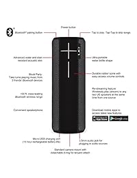 Logitech UE BOOM 2 Edición altavoz inalámbrico, Phantom Edition