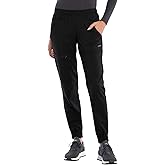 Cherokee Womens Mid Rise Tapered Leg Jogger Scrubs Pant