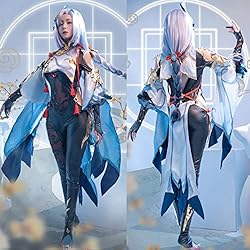 LTAKK Shenhe Cosplay Costume Compatible with