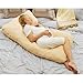 Today's Mom Cozy Cuddler Pregnancy Pillow, Espresso
