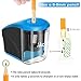 Akche Electric Pencil Sharpener, Mechanical Heavy-duty Helical Blade to Fast Sharpen, Auto Stop for No.2/Colored Pencils(6-8mm), USB/Battery Operated in School Classroom/Office/Home(USB Cable Include)