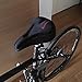 superdream Black Soft Gel Relief Bike Saddle seat Cushion pad Cover (Straight and Triangle Groove)
