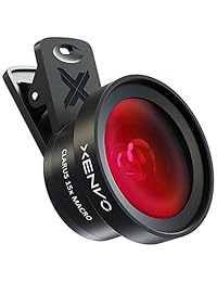 Lente para cámara Xenvo iPhone: lente macro ángulo ancho, lentes para cámara de teléfono, para iPhone 7 6 5 4, Android Samsung Mobile Smartphone