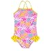 BAOHULU Toddler & Big Girls One Piece Bathing Swimsuit Thin Strap