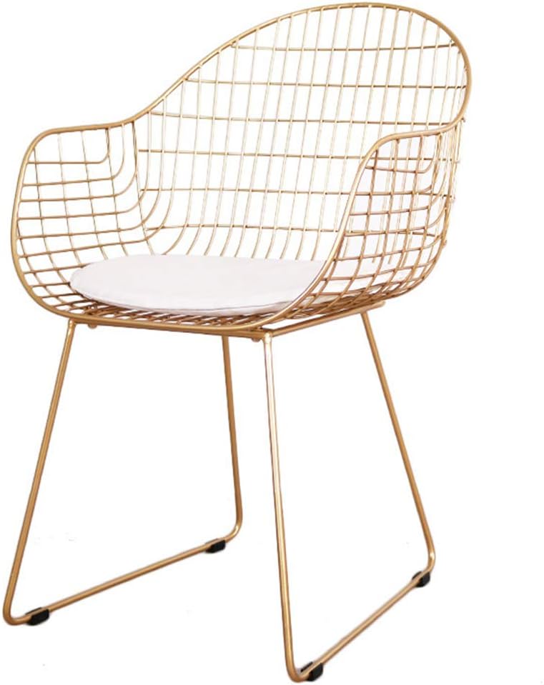 Best Iron Art Simple Gold Dining Chair