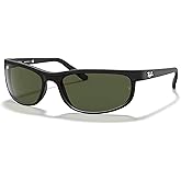 Ray-Ban RB2027 PREDATOR 2 Rectangular Sunglasses For Men For Women +BUNDLE with ACCESSORY EYEWEAR KIT