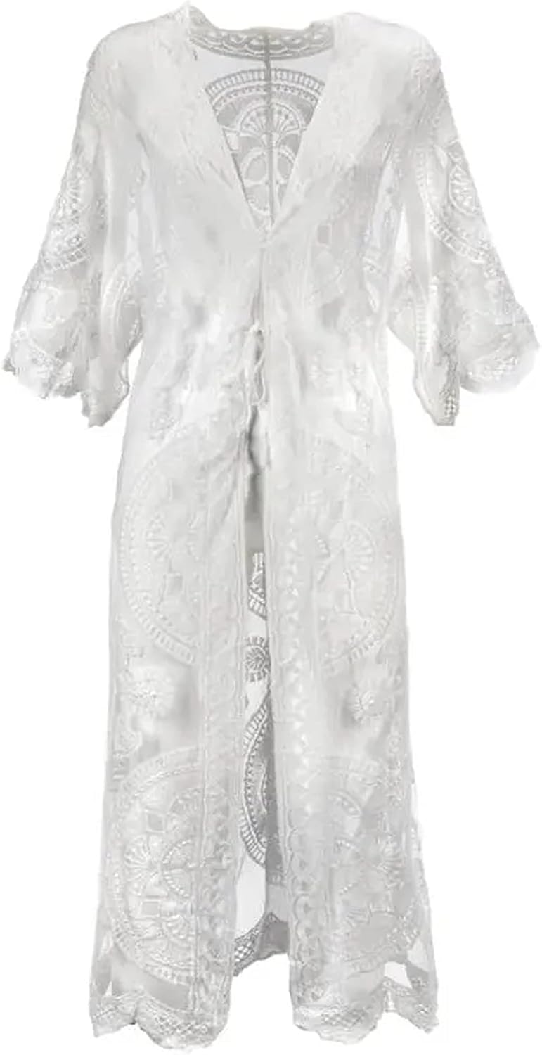 copricostume in pizzo sangallo