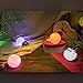 LOFTEK Led Ball Lights 3 Inch, Color Changing Light Kids Night Lights, Waterproof Floating Pool Light Pool Decorations RGB Glow Balls, LED Lights Christmas Decor for Pool/Pond/Yard (2 Packs)