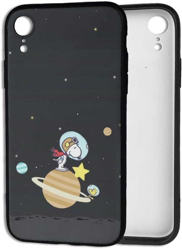 Astronaut Snoopy TPU Stylish Case for iPhone XR, Ultra-Thin Shockproof Protective Phone Cover