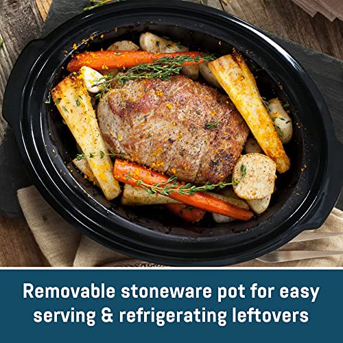 Elite Gourmet MST900D Digital Programmable Slow Cooker, Oval