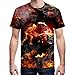Yasswete Mens Womens Graphic T-Shirts Unisex 3D Printed Short Sleeve Shirts Tops