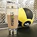 Shakecy Protein Shaker Bottle - 20 ounce (600 ml) BPA Fee. No More Lumps. Includes An Integrated Protein Powder Storage And BONUS Extra Lid. Leak Proof / 16,000 RPM With Micro USB Cable - SILVER