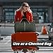 Gonex 60L Packable Travel Duffle Bag Foldable Duffel Bags for Luggage Gym Sports Camping Travelling Cycling Storage Shopping Water & Tear Resistant Dark Green