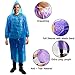 Rain Poncho: 6 Pack Emergency Disposable Waterproof Rain Coat Ponchos for Adults Men Women Teens Kids | Extra Thick, Drawstring Hood, Elastic Sleeve