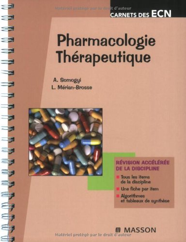 Pharmacologie thérapeutique