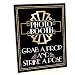 Big Dot of Happiness Roaring 20's Photo Booth Sign - 1920s Art Deco Jazz Party Decorations - Printed on Sturdy Plastic Material - 10.5 x 13.75 inches - Sign with Stand - 1 Piece