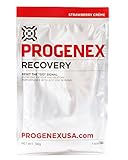 PROGENEX® Recovery Single Serves Individual Sports Nutrition And Performance Enhancing Supplements (Strawberry Creme)