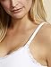 Jessica Simpson Clip Down Shelf Bra Nursing Cami White