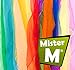 Mister M | Juggling Cloths | 12 Pieces Colorful Chiffon Cloths | 24x24inch Dance Cloths | Motor Skills and Rhythm Play Cloths