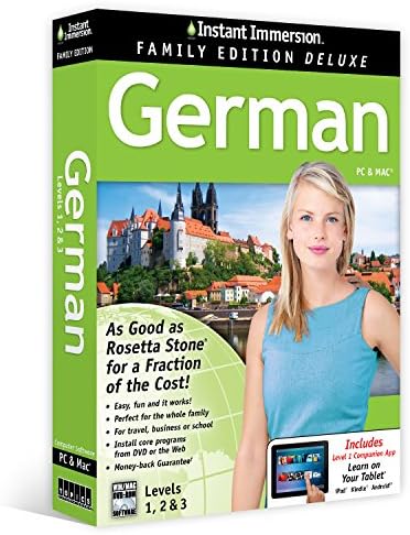 Learn German: Instant Immersion Family Edition Language Software Set  - 2016 Edition