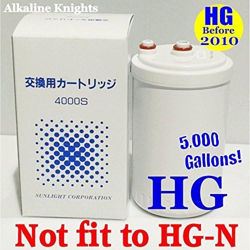 Japan Made High Grade Water Compatible Filter for MW-7000HG Enagic Kangen SD501HG -HG Original Model(Not Compatible with HG-N Models) by Kuraray Chemical Japan