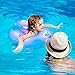 Waitiee Baby Free Swimming Inflatable Swimming Float Ring Children Waist Inflatable Floats Swimming Pool Toys for Bathtub and Pools Swim Trainer of 6-30month (Purple, Large)