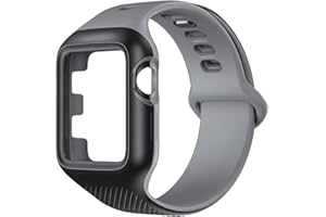 i-Blason Band Compatible with Apple Watch 3 42 mm, [New Unity Series] Premium Hybrid Protective Bumper Band for Apple Watch 42 mm 2017 Release [Compatible with Apple Watch 42mm 2015 2016] (Black)