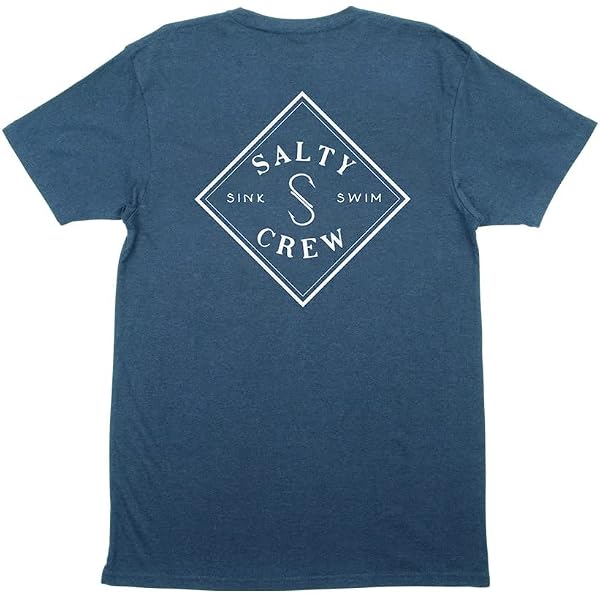 Salty Crew Men’s El Dorado Short Sleeve Tee – Casual Cotton T-Shirt, Regular Fit, Surf-Inspired Apparel