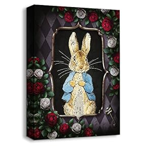 Canvas Wall Art Vintage Style Painting Artwork for Home Prints Framed - 12x18 inches