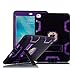 TabPow iPad Pro Case (9.7 Inch), Armor Hybrid Series - [Shockproof][Drop Protection][Heavy Duty] Rugged Three-Layer Defender Case Cover with Stand for iPad Pro 9.7 inch, Purple