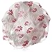 Betty Dain Terry-Lined Shower Cap, Pink Polka Dot