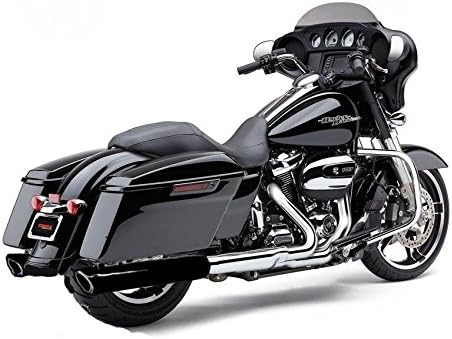 Cobra 4" 909 Twins Slip-On Black Mufflers Exhaust 2017 Harley Touring Bagger 6108 RB