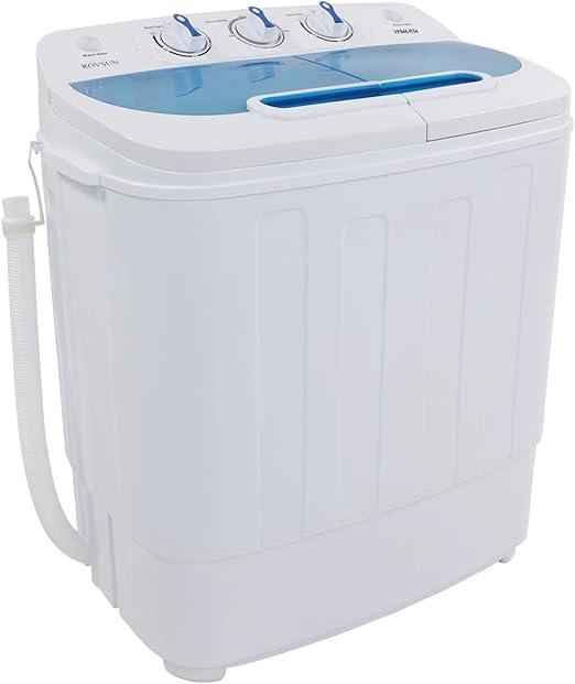 ROVSUN 13.4LBS Portable Twin Tub Washing Machine, Electric
