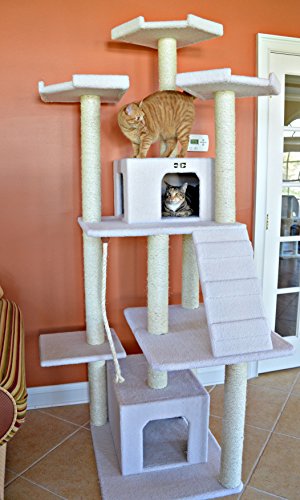 Armarkat B8201 82" Classic Cat Tree Model, Ivory