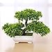 ETbotu Mini Bonsai Tree Artificial Plant,Not Faded No Watering Potted for Office Home Decoration