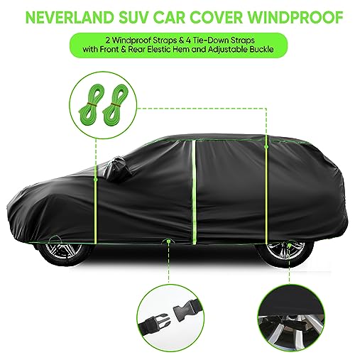 A Car Cover Heavy Duty Uv Protection Windproof Waterproof