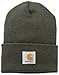 Carhartt Men's Knit Cuffed Beanie (Closeout), Dark Green, One Size