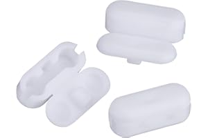 PANGDA 20 Pcs Vertical Chain Connector for Roman Blinds Replacement Clips for Chain and Cord(Plastic,Classic)