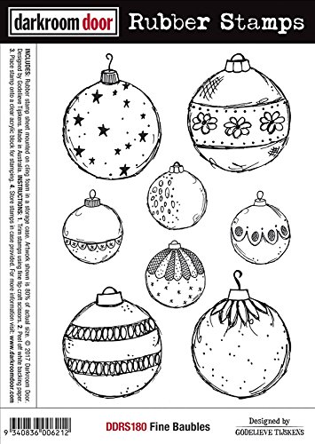 Darkroom Door Fine Baubles Cling Stamps, 7"X5" - Thumbnail 2