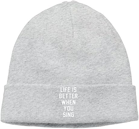 Beanie Hat Life Is Better When You Sing Songs Music Knit Hat Wool Hat