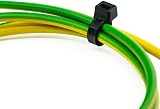 ERKO Cable Ties Black 540 x 7.6 mm Pack of 100 54 kg Tensile view 5
