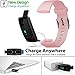 MorePro Fitness Activity Tracker Heart Rate Blood Pressure Monitor, IP68 Wateproof Smart Watch with Blood Oxygen HRV Health Sleep Tracking, Smartwatch Calorie Counter Pedometer for Women Men (Pink)