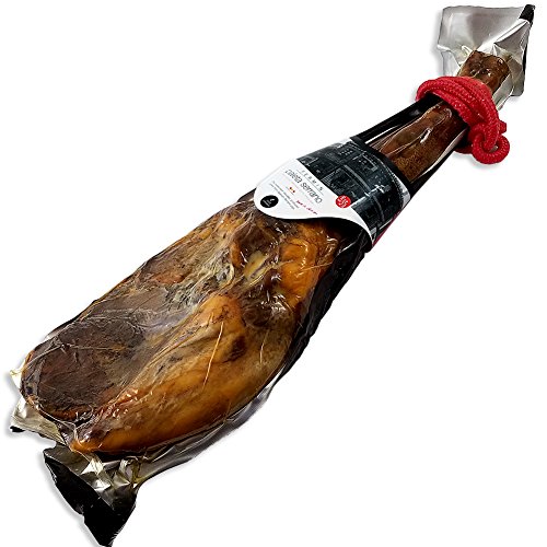 Serrano Ham Shoulder Leg by Fermin, 9 to 11 pound, 20 to 25 Servings, Ham Holder + Carving Knife. - Thumbnail 6
